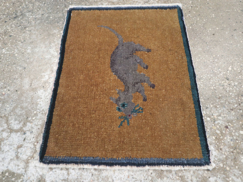 Vintage Chinese Pictorial Rug, No.31815 - Galerie Shabab