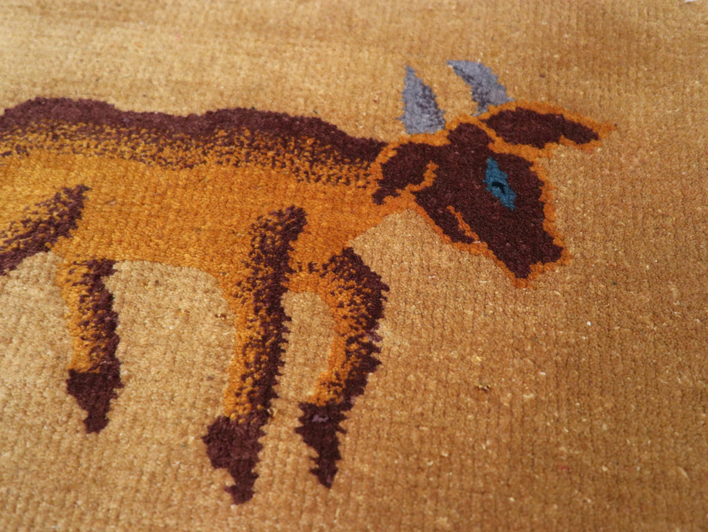 Vintage Chinese Pictorial Rug, No.31816 - Galerie Shabab