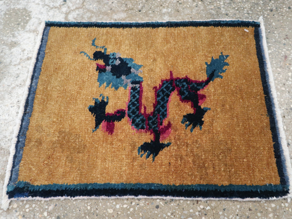 Vintage Chinese Pictorial Rug, No.31817 - Galerie Shabab