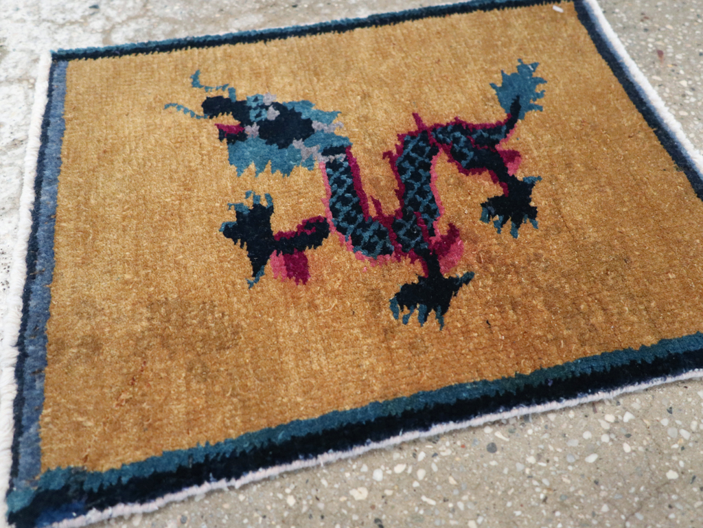 Vintage Chinese Pictorial Rug, No.31817 - Galerie Shabab
