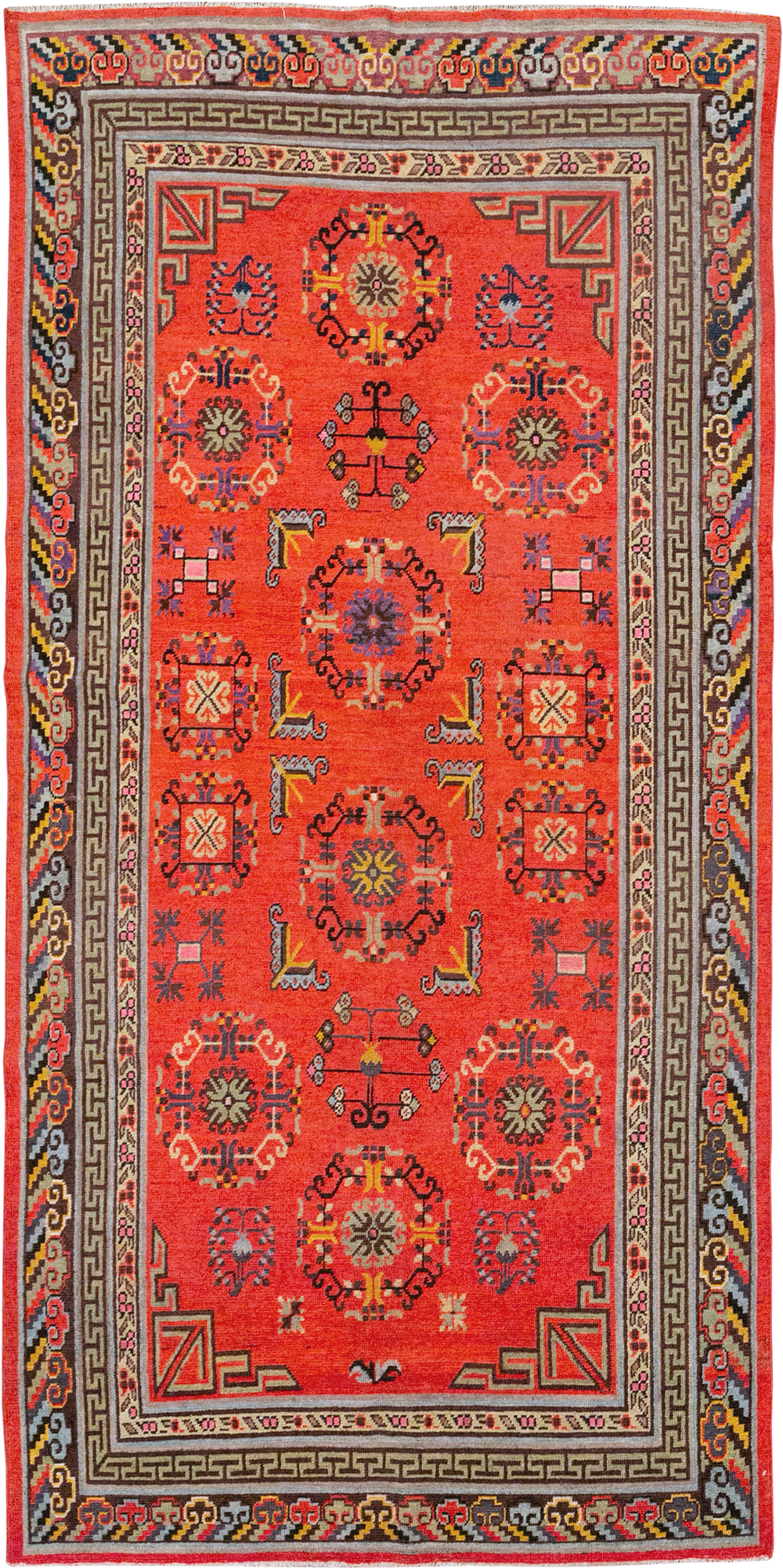 Antique East Turkestan Khotan Gallery Rug, No.31819 - Galerie Shabab