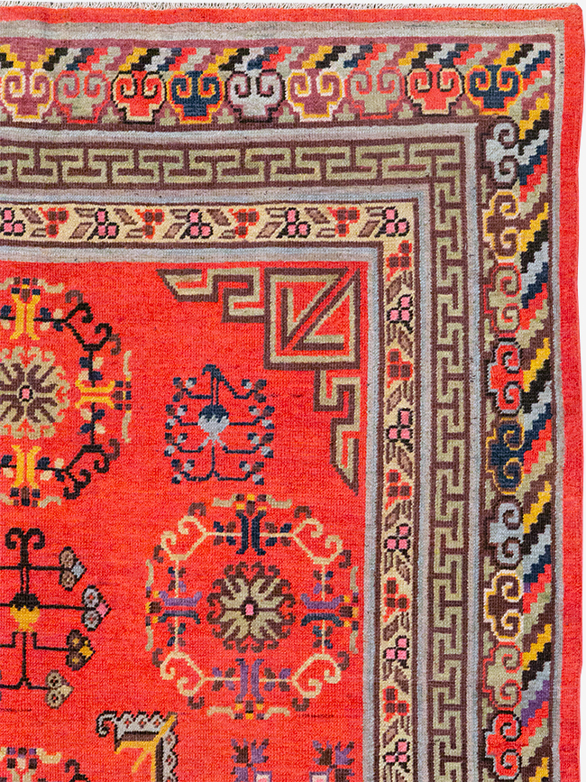Antique East Turkestan Khotan Gallery Rug, No.31819 - Galerie Shabab