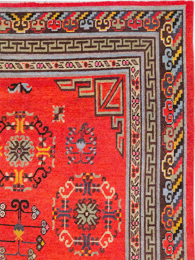 Antique East Turkestan Khotan Gallery Rug, No.31819 - Galerie Shabab