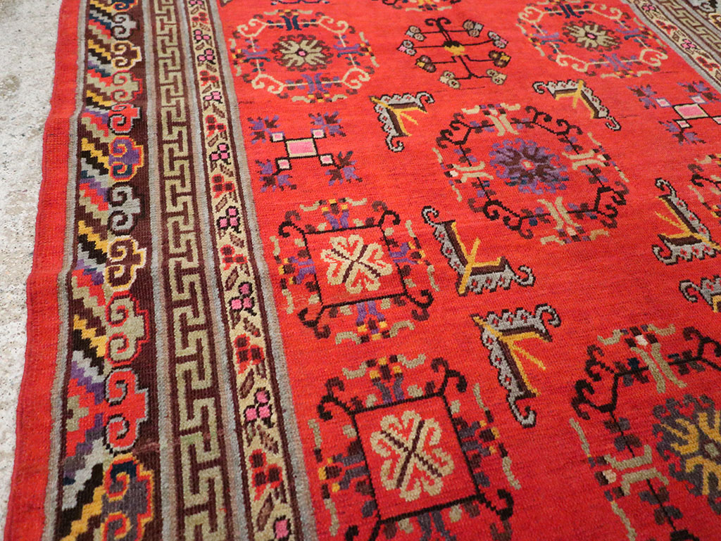 Antique East Turkestan Khotan Gallery Rug, No.31819 - Galerie Shabab