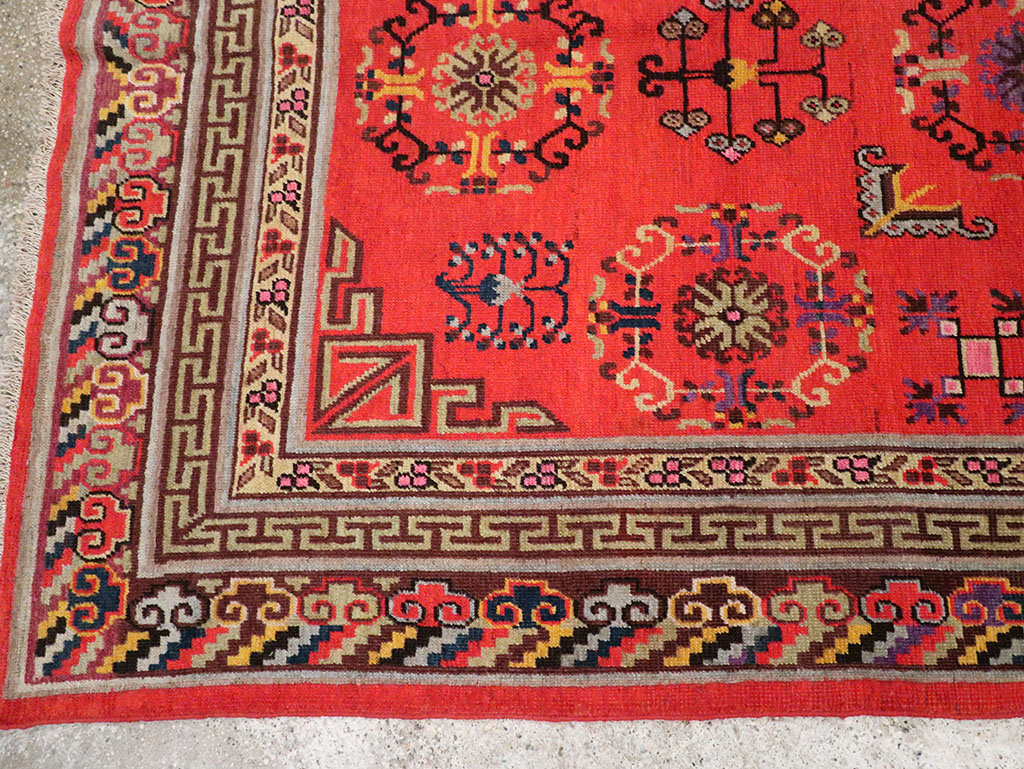 Antique East Turkestan Khotan Gallery Rug, No.31819 - Galerie Shabab
