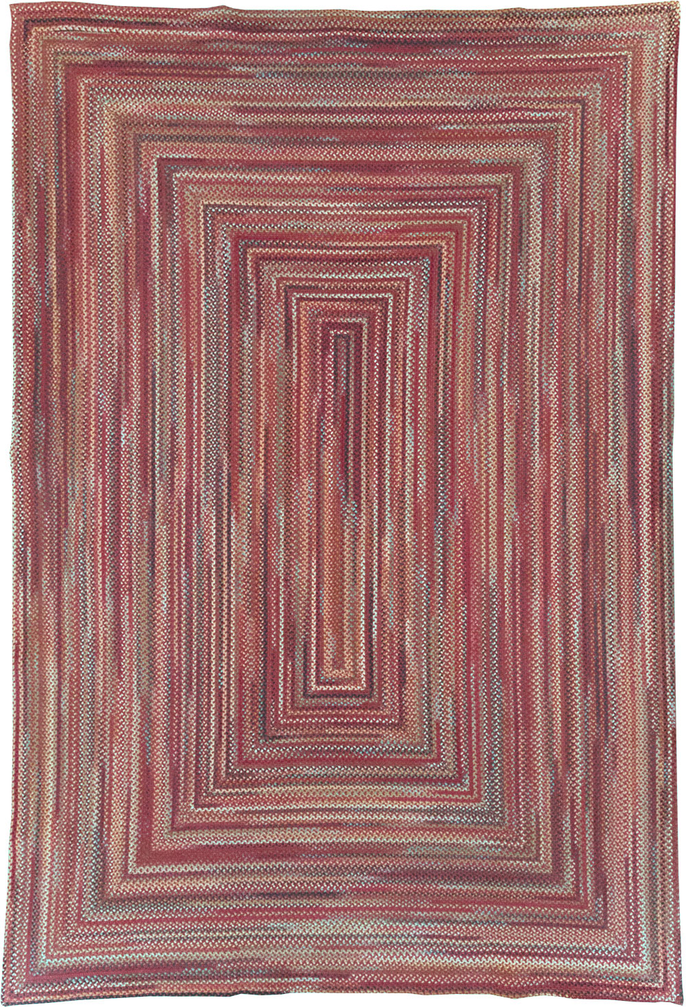 Modern American Braided Room Size Carpet, No.31821 - Galerie Shabab