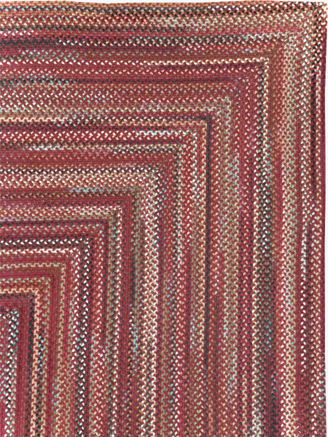 Modern American Braided Room Size Carpet, No.31821 - Galerie Shabab