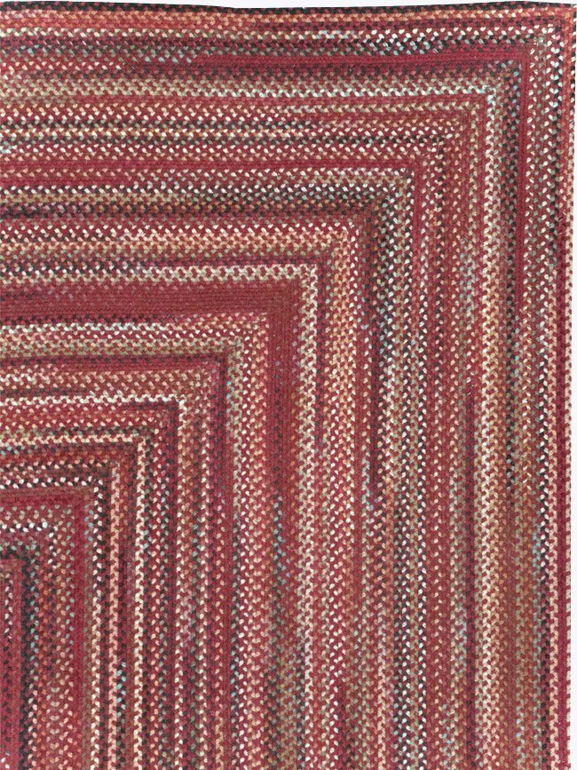 Modern American Braided Room Size Carpet, No.31821 - Galerie Shabab