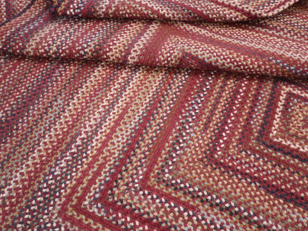 Modern American Braided Room Size Carpet, No.31821 - Galerie Shabab