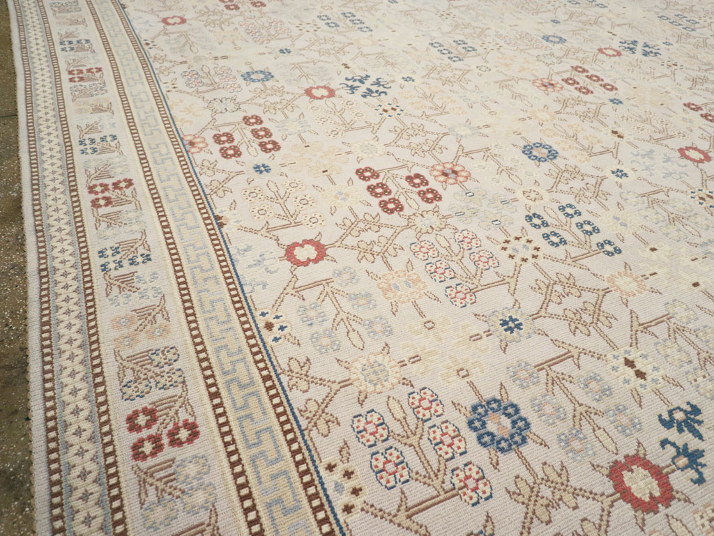 Modern East Turkestan Khotan Large Square Carpet, No.31825 - Galerie Shabab