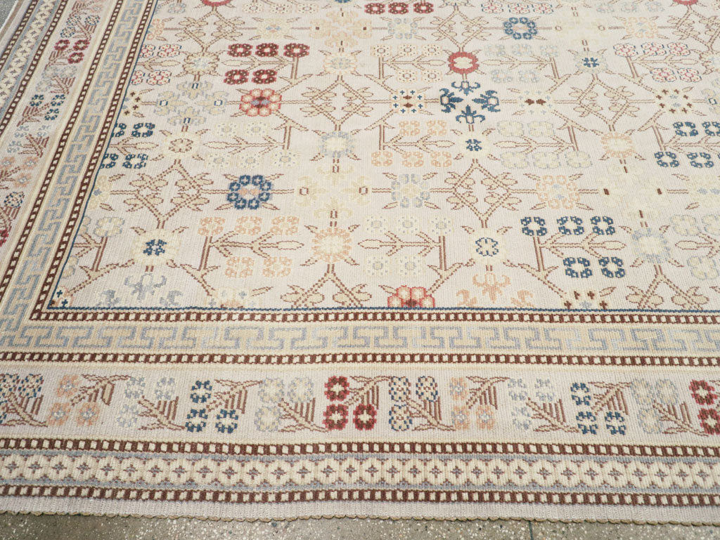 Modern East Turkestan Khotan Large Square Carpet, No.31825 - Galerie Shabab