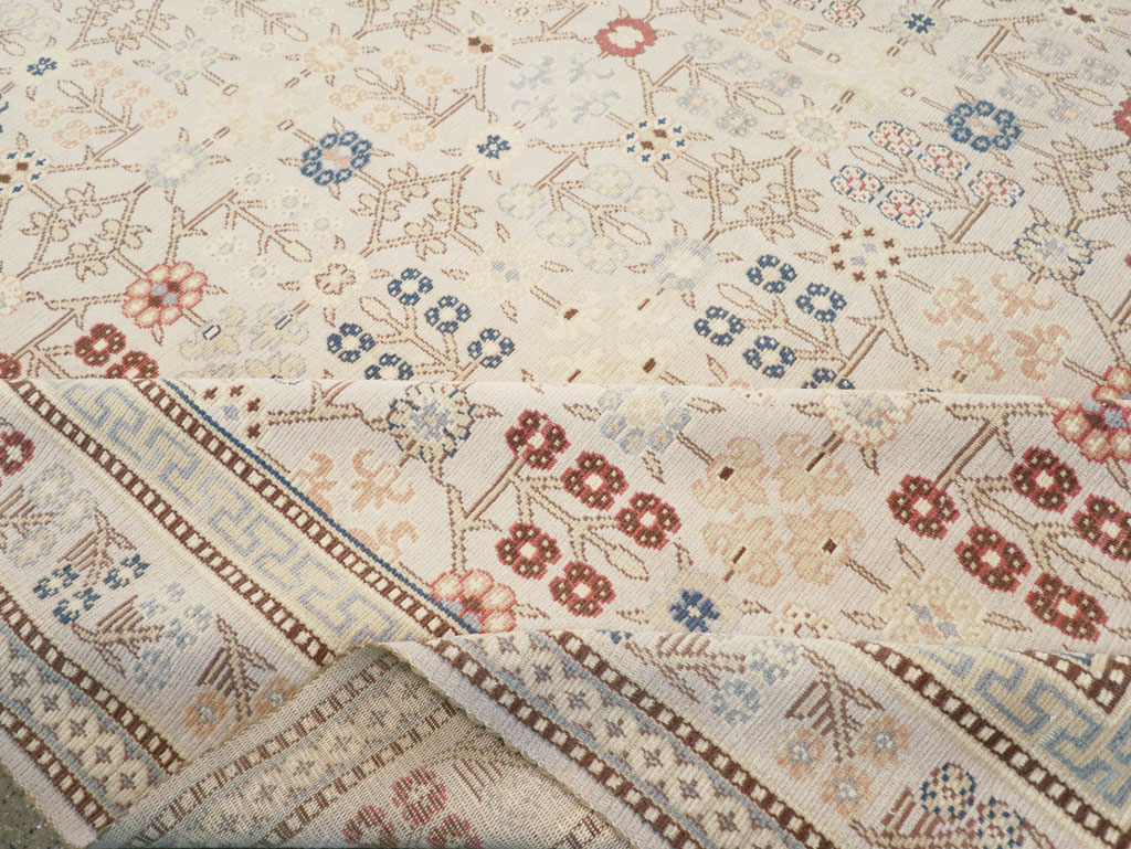Modern East Turkestan Khotan Large Square Carpet, No.31825 - Galerie Shabab