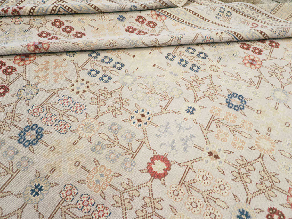 Modern East Turkestan Khotan Large Square Carpet, No.31825 - Galerie Shabab