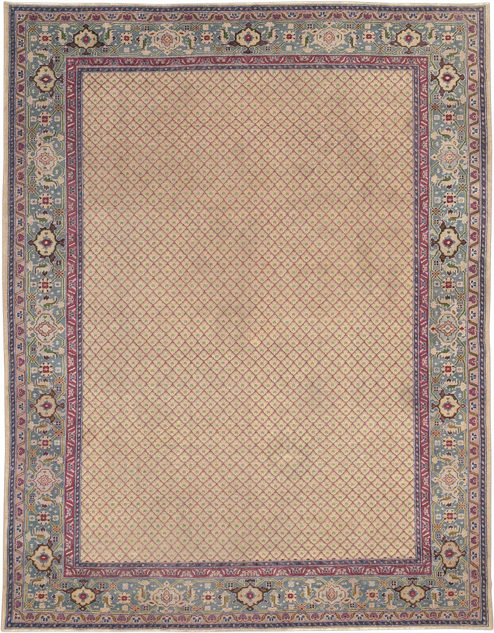 Vintage Indian Room Size Carpet, No.31828 - Galerie Shabab