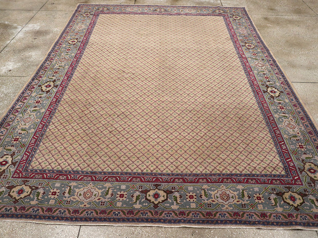 Vintage Indian Room Size Carpet, No.31828 - Galerie Shabab