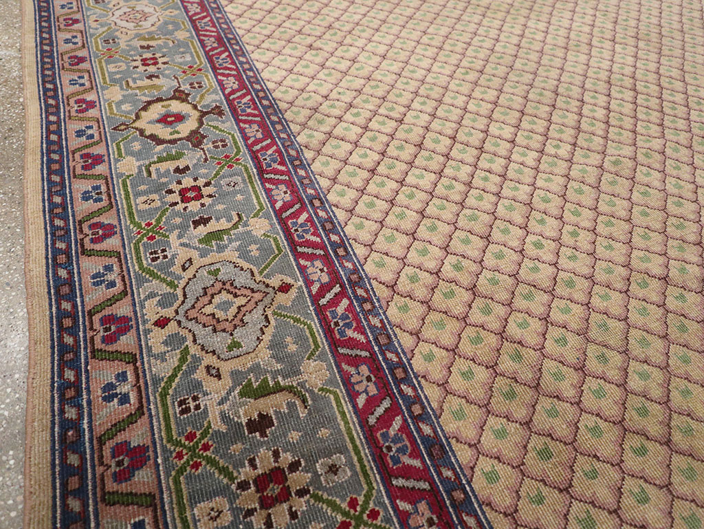 Vintage Indian Room Size Carpet, No.31828 - Galerie Shabab
