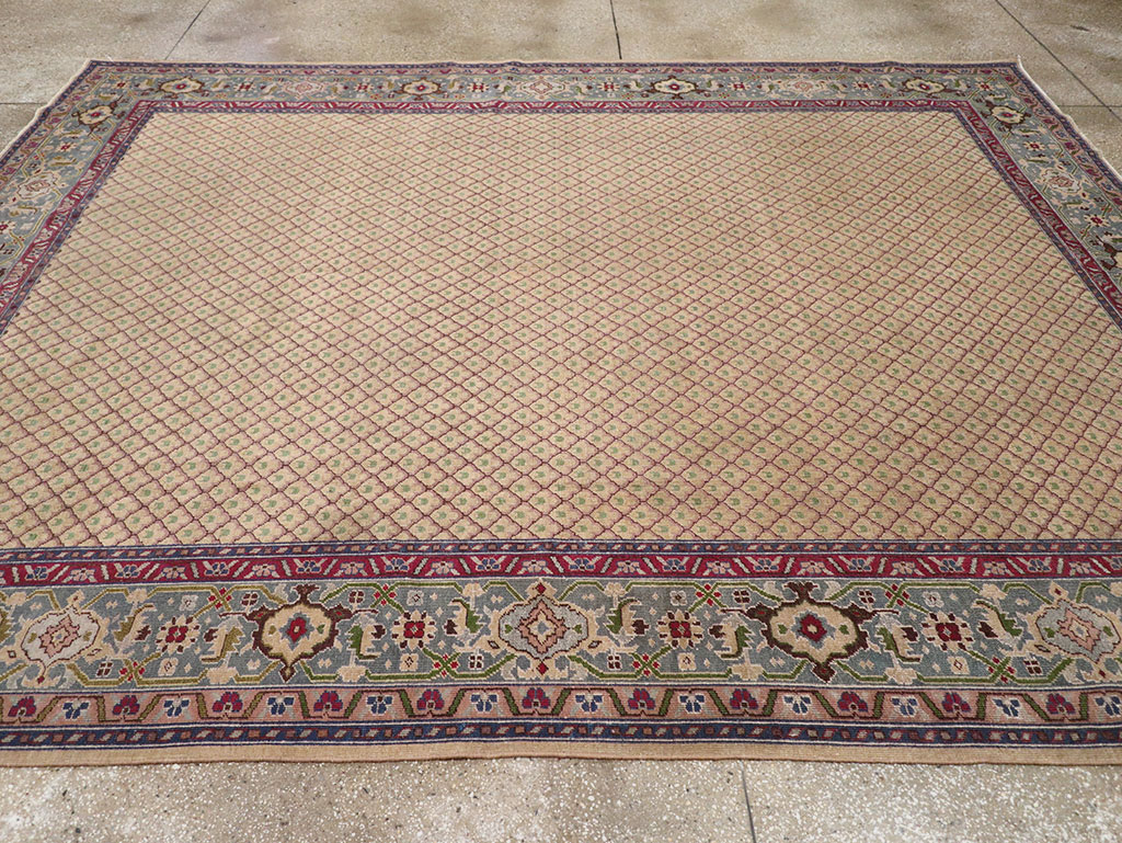 Vintage Indian Room Size Carpet, No.31828 - Galerie Shabab