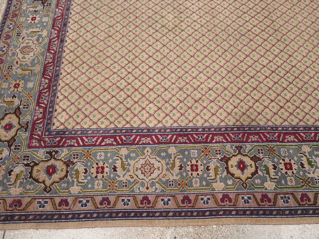 Vintage Indian Room Size Carpet, No.31828 - Galerie Shabab