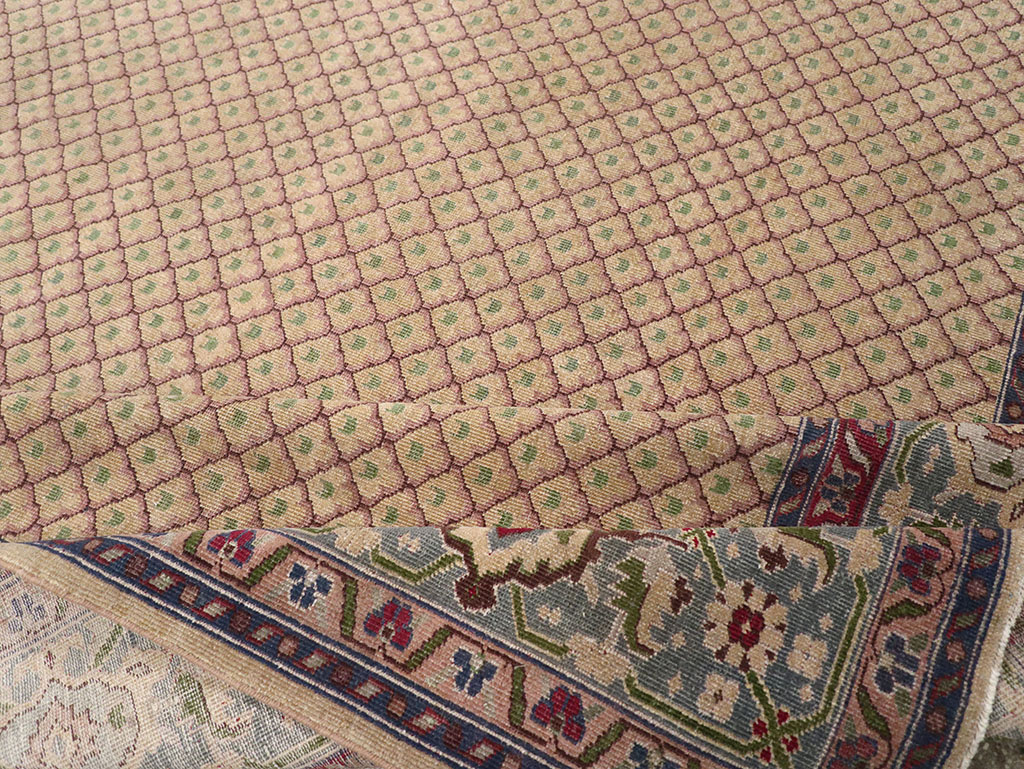 Vintage Indian Room Size Carpet, No.31828 - Galerie Shabab