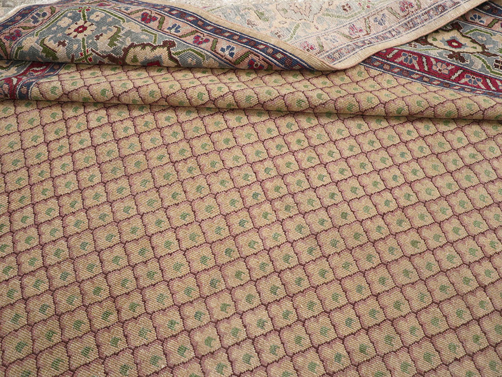 Vintage Indian Room Size Carpet, No.31828 - Galerie Shabab