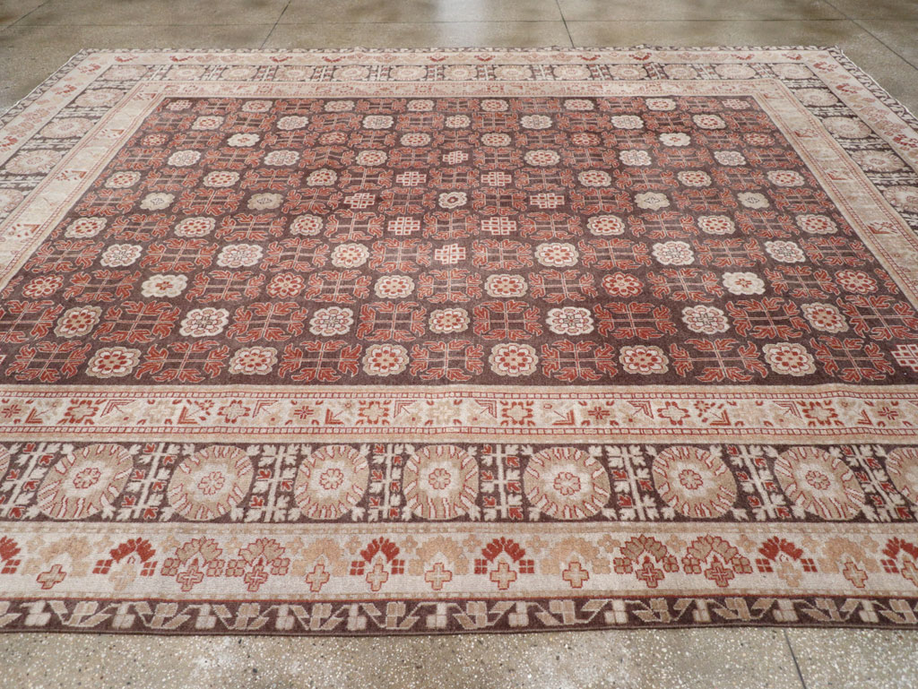 Modern East Turkestan Khotan Room Size Carpet, No.31848 - Galerie Shabab