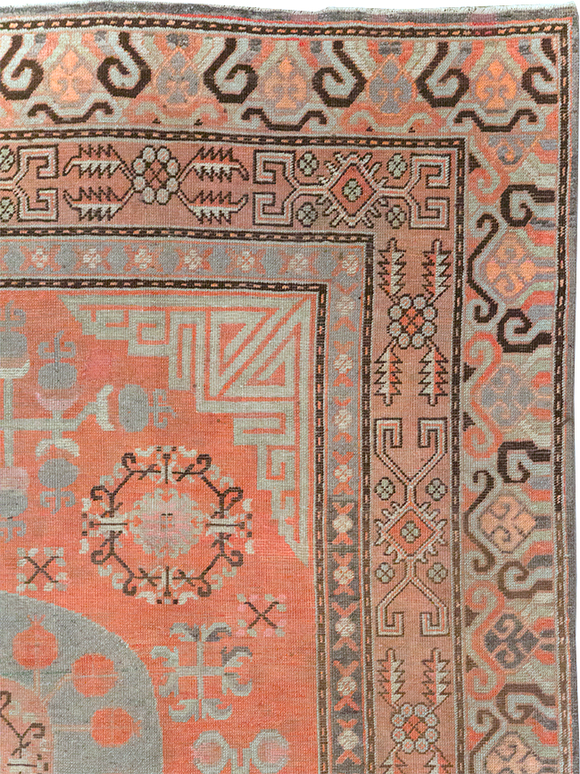 Antique East Turkestan Khotan Gallery Carpet, No.31852 - Galerie Shabab