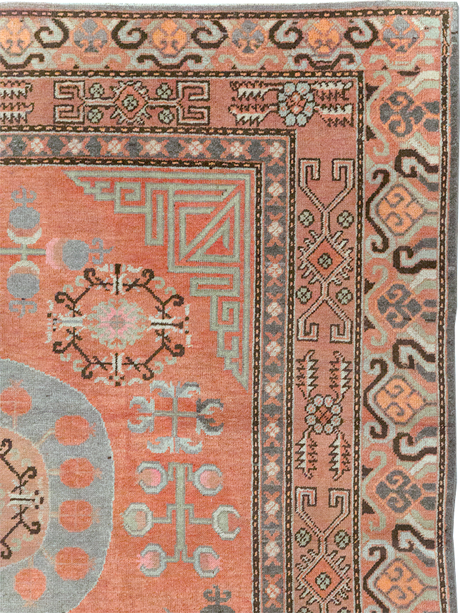 Antique East Turkestan Khotan Gallery Carpet, No.31852 - Galerie Shabab
