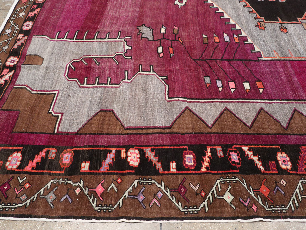 Vintage Turkish Anatolian Large Room Size Carpet, No.31863 - Galerie Shabab