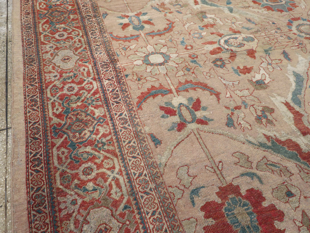 Antique Persian Mahal Room Size Carpet, No.31865 - Galerie Shabab