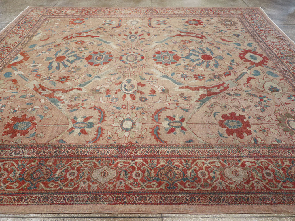Antique Persian Mahal Room Size Carpet, No.31865 - Galerie Shabab