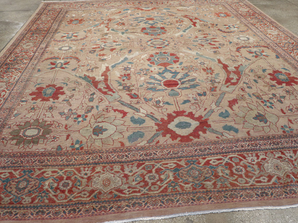Antique Persian Mahal Room Size Carpet, No.31865 - Galerie Shabab