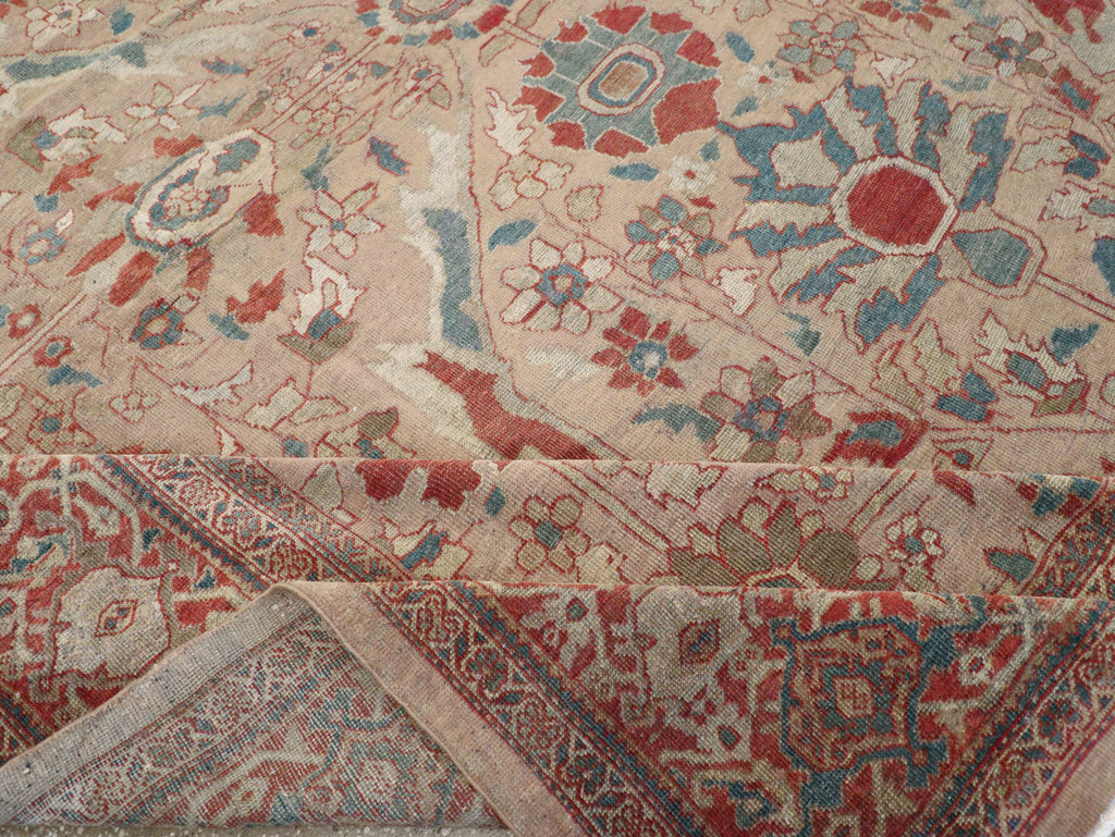Antique Persian Mahal Room Size Carpet, No.31865 - Galerie Shabab