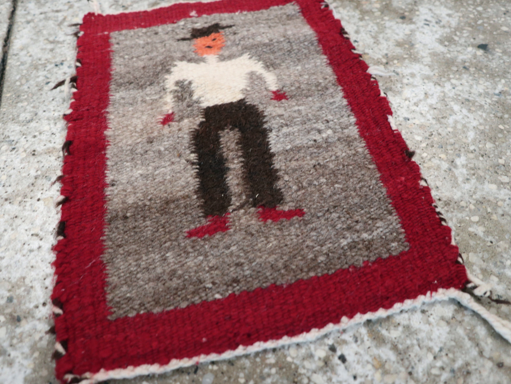 Vintage Pictorial Navajo Kilim, No.31866 - Galerie Shabab