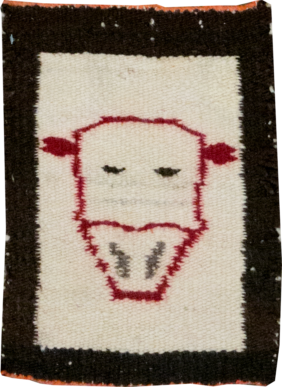 Vintage American Navajo Pictorial Kilim, No.31867 - Galerie Shabab