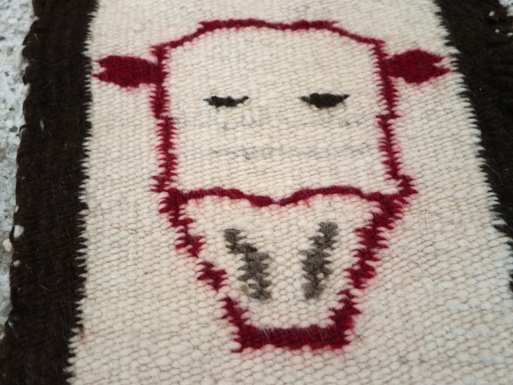 Vintage American Navajo Pictorial Kilim, No.31867 - Galerie Shabab