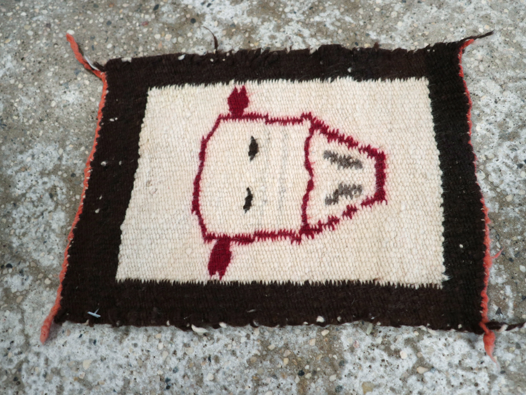Vintage American Navajo Pictorial Kilim, No.31867 - Galerie Shabab