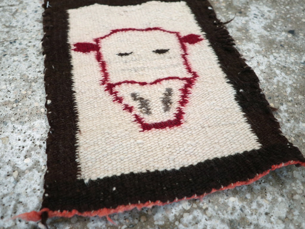 Vintage American Navajo Pictorial Kilim, No.31867 - Galerie Shabab