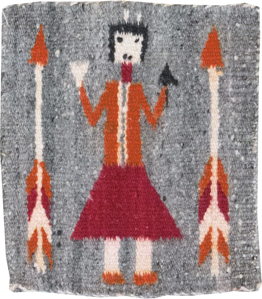 Vintage Pictorial Navajo Kilim, No.31868 - Galerie Shabab