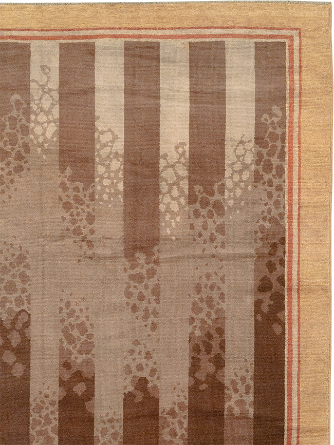 Vintage French Large Art Deco Carpet, No.31870 - Galerie Shabab