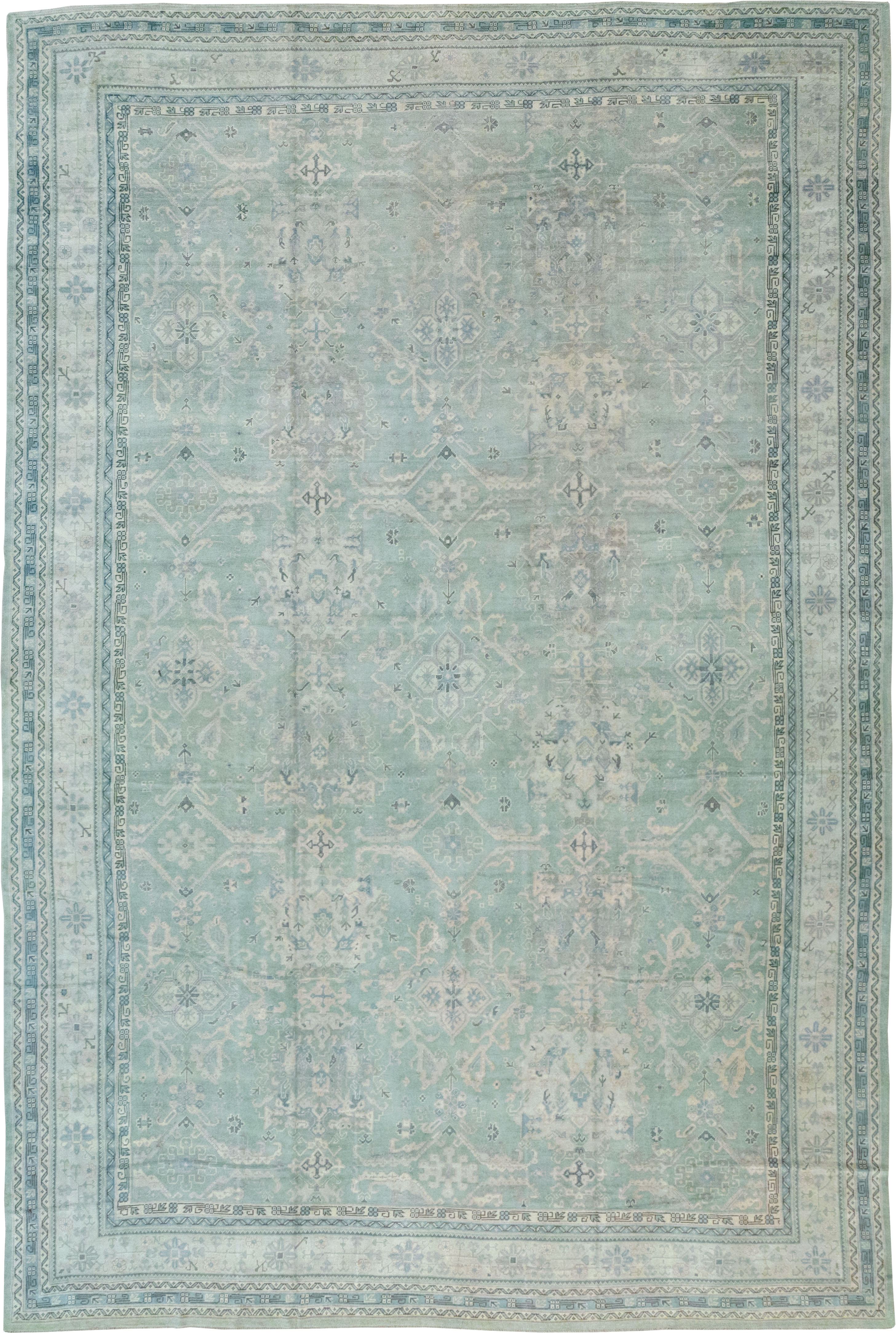 Antique Turkish Oushak Oversize Carpet, No.31871 - Galerie Shabab