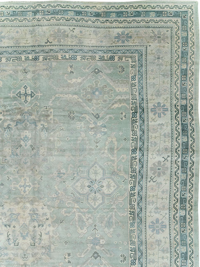 Antique Turkish Oushak Oversize Carpet, No.31871 - Galerie Shabab