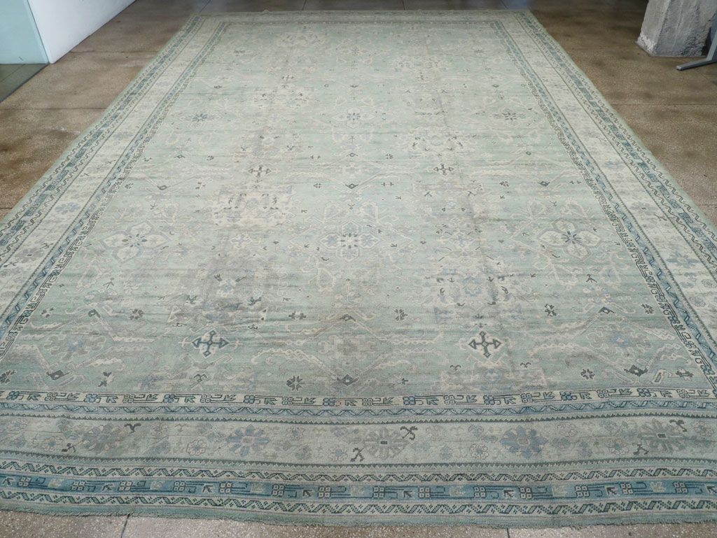 Antique Turkish Oushak Oversize Carpet, No.31871 - Galerie Shabab