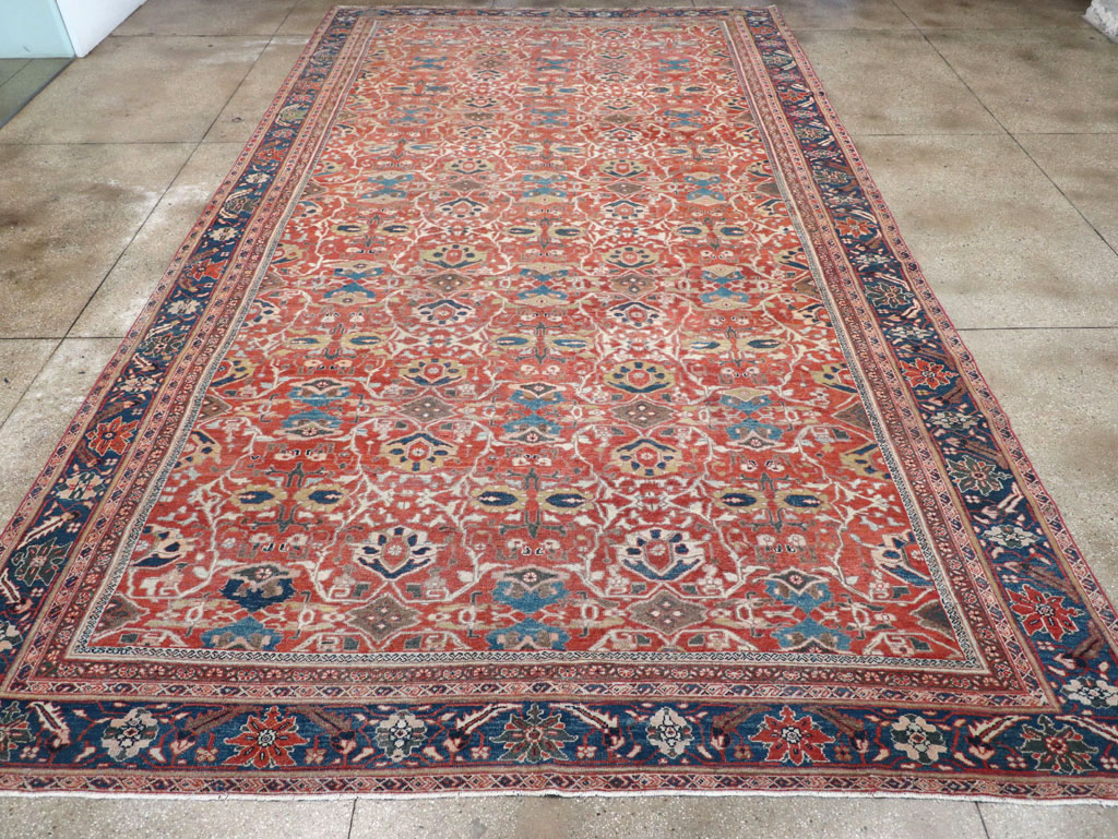Antique Persian Mahal Large Carpet, No.31874 - Galerie Shabab