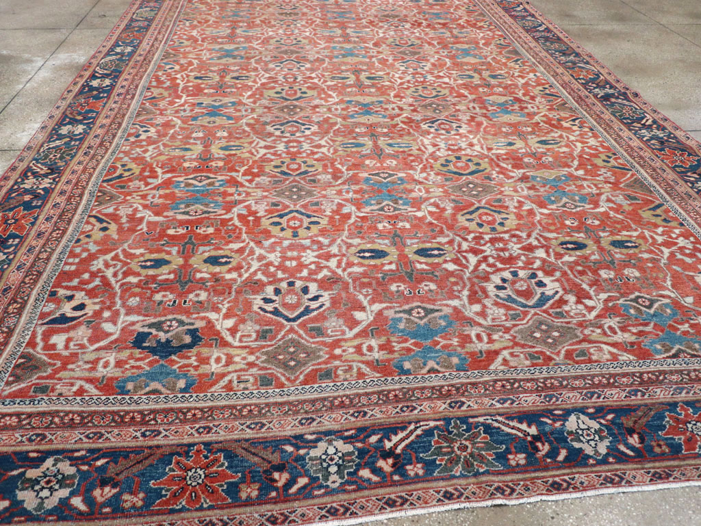 Antique Persian Mahal Large Carpet, No.31874 - Galerie Shabab
