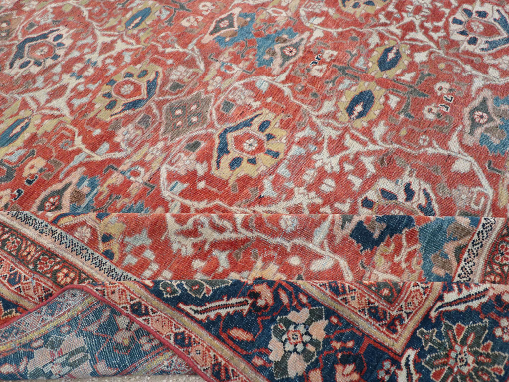 Antique Persian Mahal Large Carpet, No.31874 - Galerie Shabab