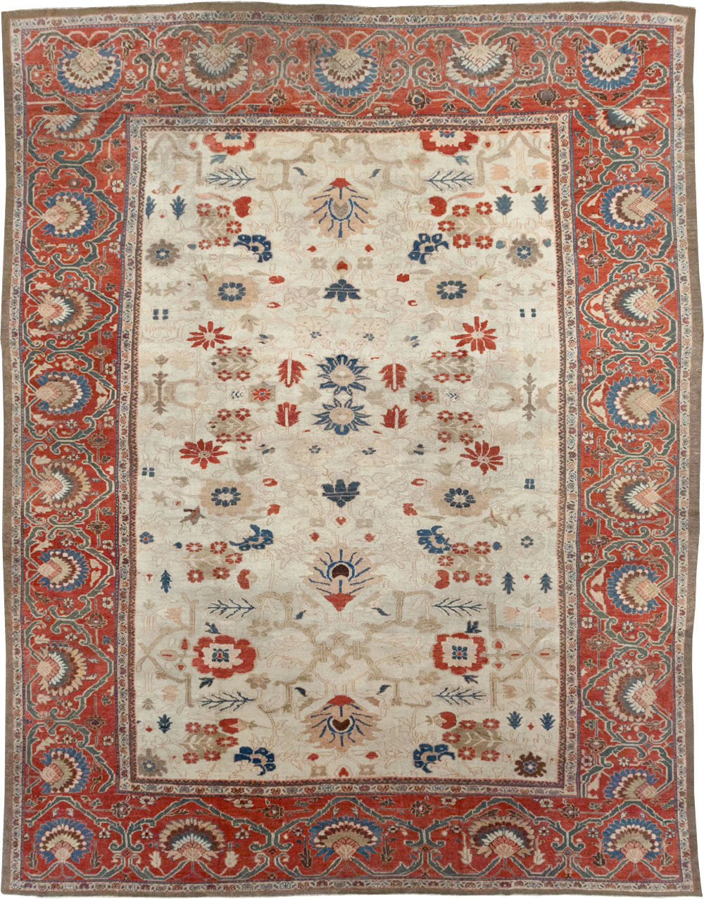 Antique Persian Sultanabad Large Carpet, No.31877 - Galerie Shabab