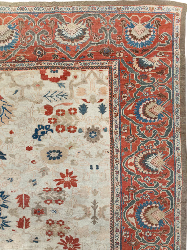 Antique Persian Sultanabad Large Carpet, No.31877 - Galerie Shabab