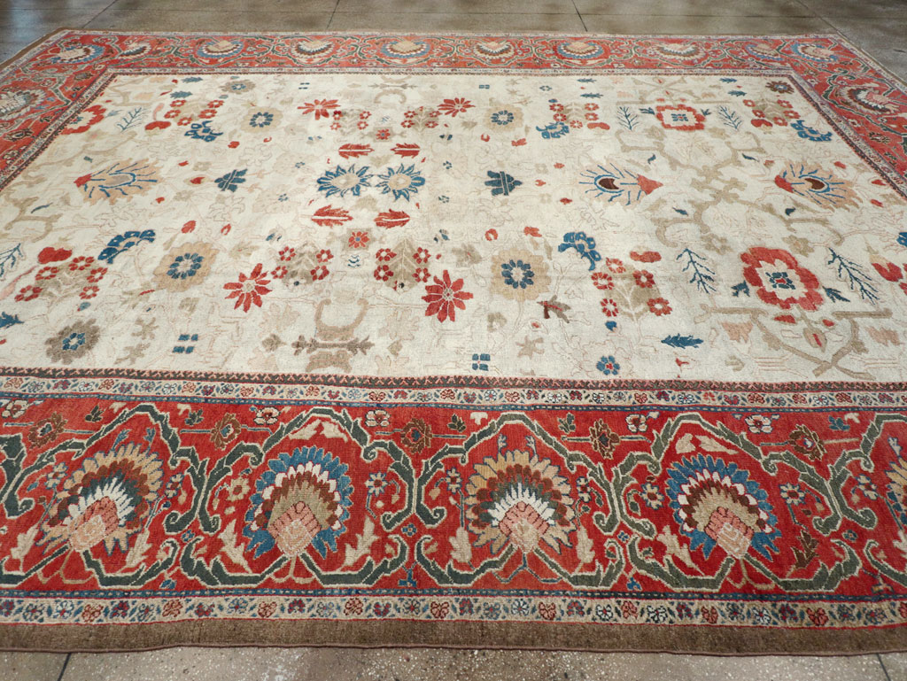 Antique Persian Sultanabad Large Carpet, No.31877 - Galerie Shabab