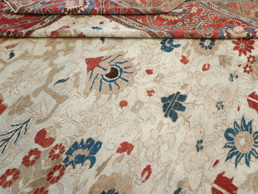 Antique Persian Sultanabad Large Carpet, No.31877 - Galerie Shabab