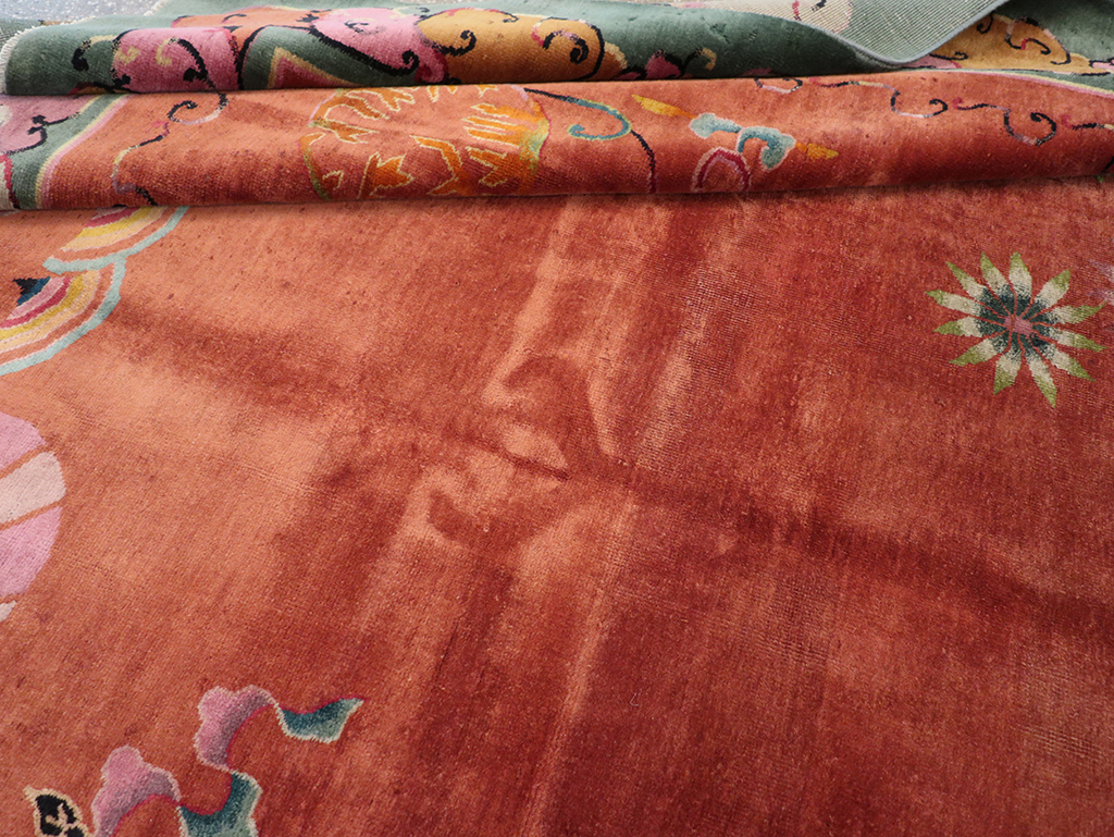 Vintage Chinese Art Deco Room Size Carpet, No.31885 - Galerie Shabab
